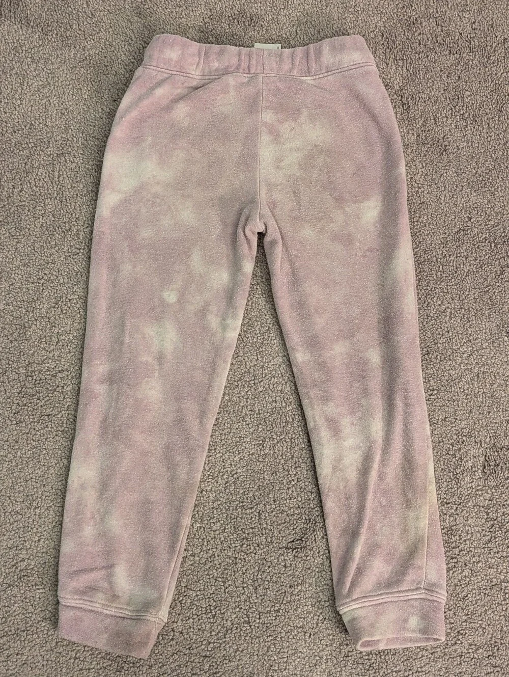 Oshkosh B'Gosh girls purple and white tie dye sweatpant joggers, 5t